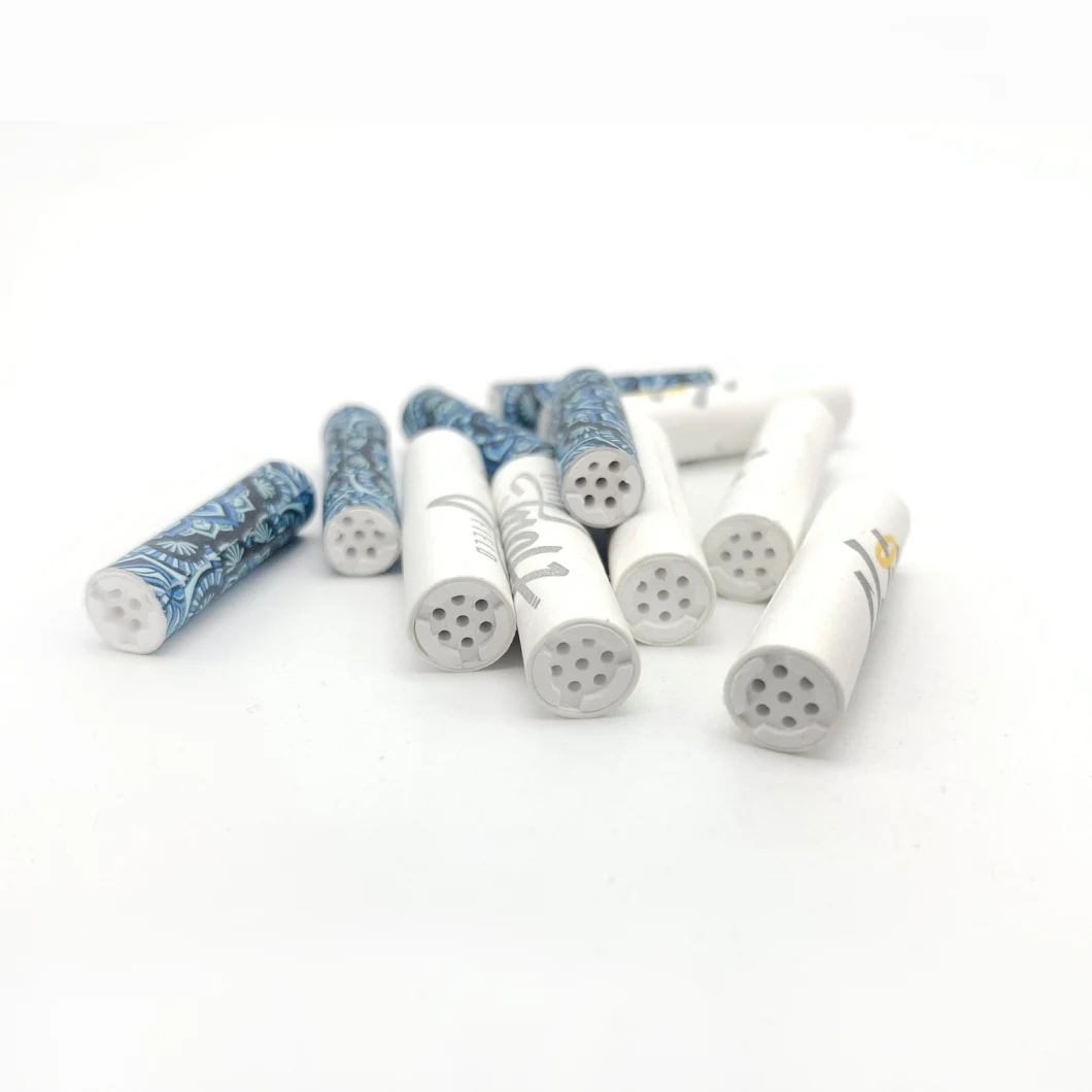 Portable 6mm 7mm Rolling Activated Carbon Charcoal Filter Tips Cigarette Smoking Ceramic Carbon Activated Filter