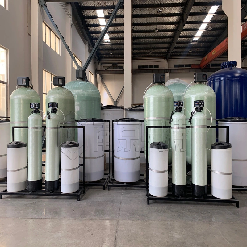 Non-Stop Work Softener Industrial Water Softener System Remove Calcium and Magnesium