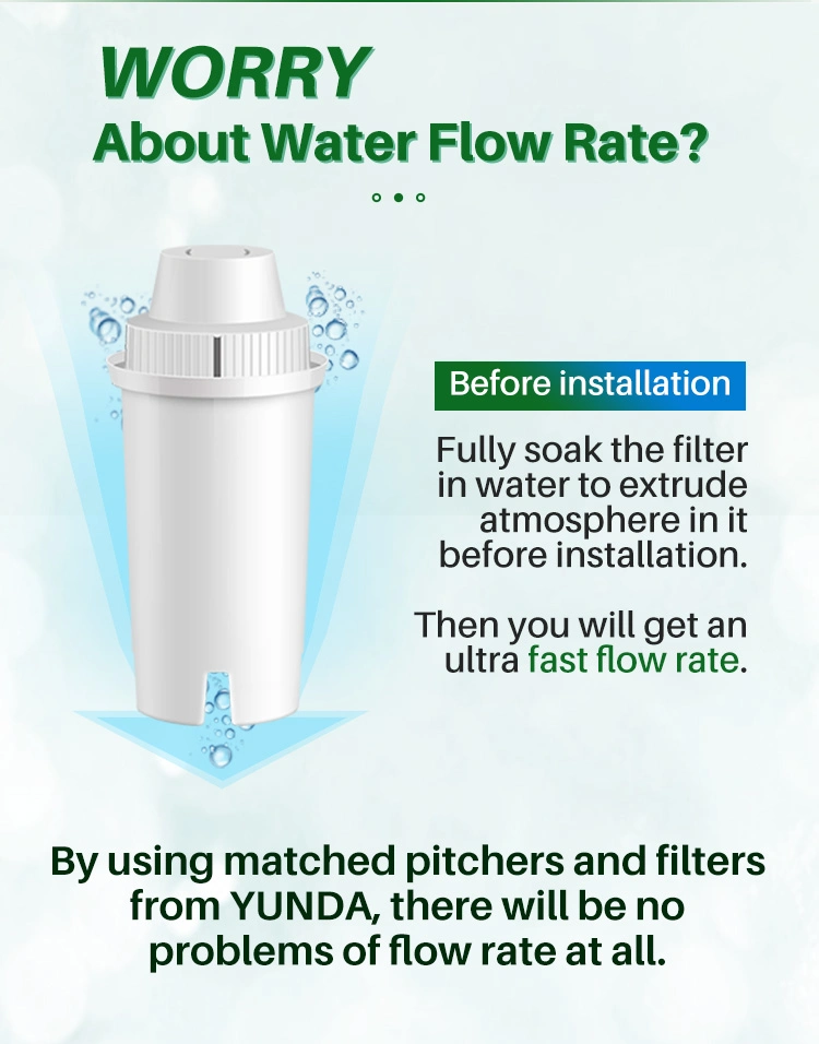 Water Filter for Pitcher Natural Coconut Shell Activated Carbon Food Grade