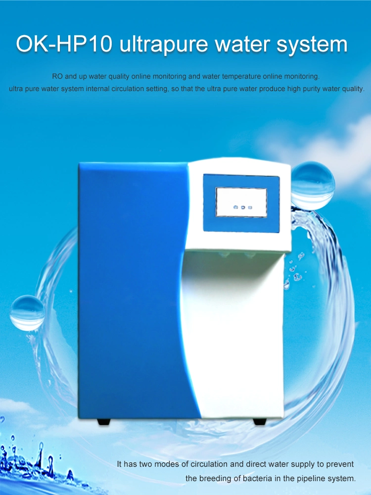 New Arrival Laboratory Ultra Pure Deionized Water Purification System for DNA Rna Analysis