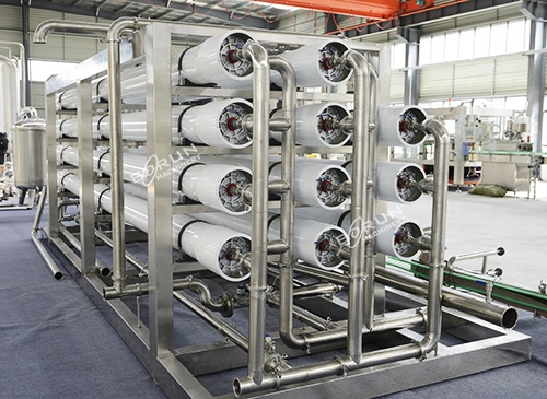 Reverse Osmosis Water Purification System for Bottling Plant