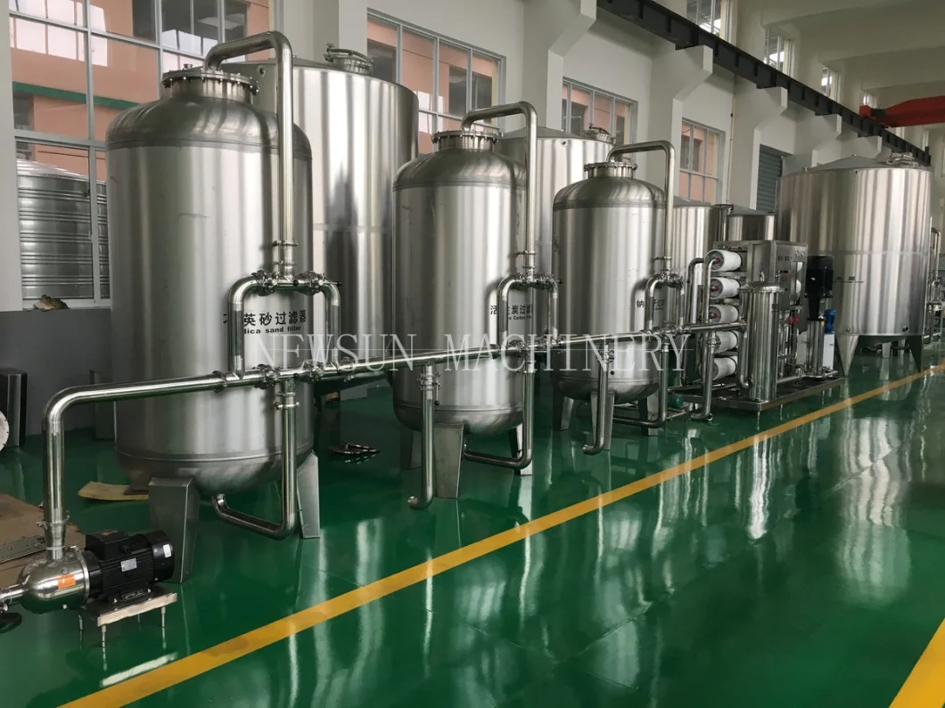 Automatic RO Mineral Pure Water Treament Filling Bottling Plant Reverse Osmosis System