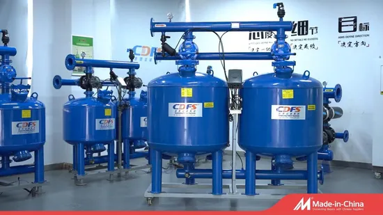 Media Quartz Sand Filter for Water Treatment
